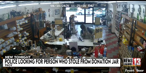 Troy Police looking for whoever stole from a donation jar at local shoe store — Saratoga Springs Business news