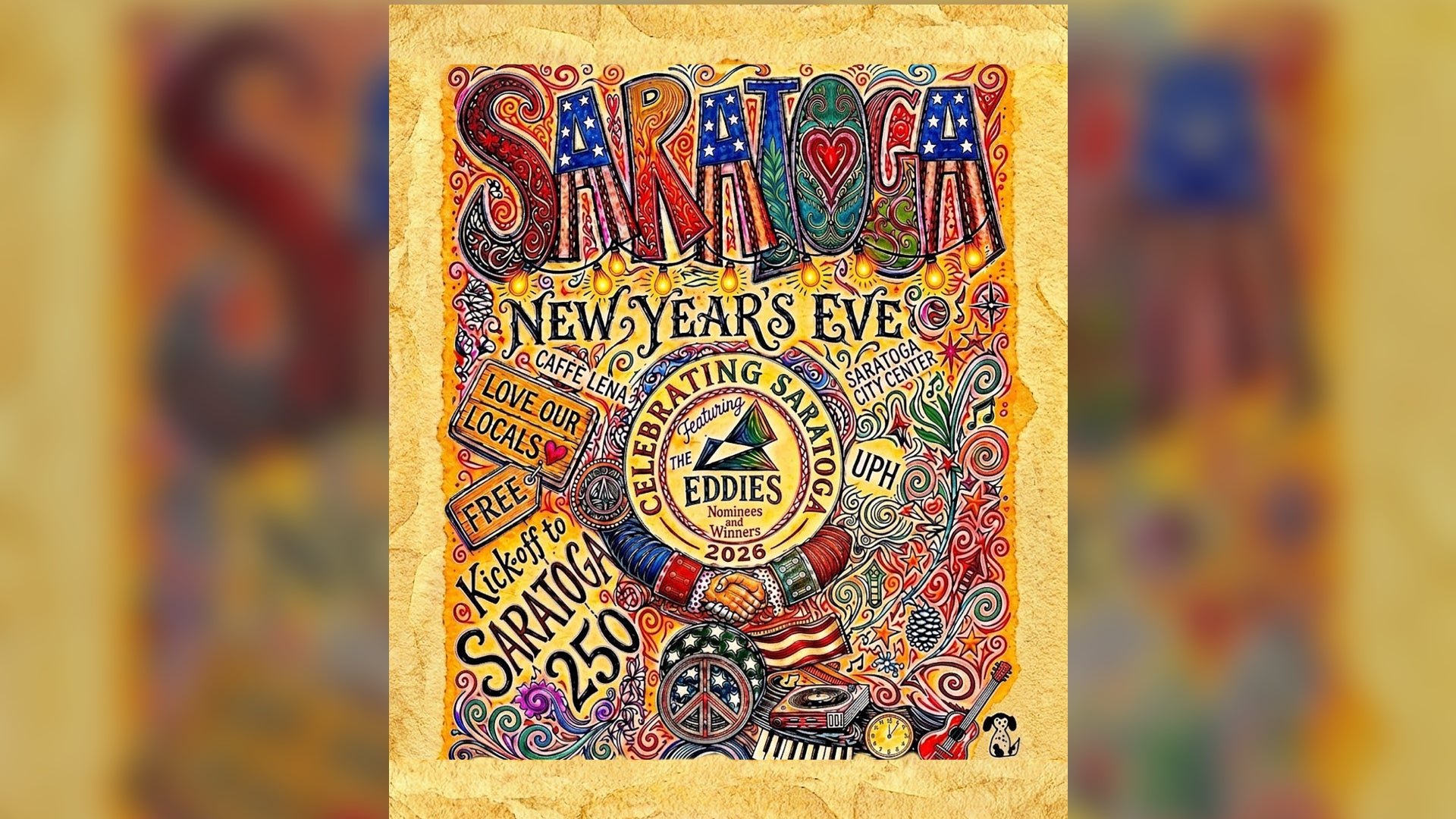 First on 13: Saratoga New Year’s Eve 2027 is free for 1st time — Saratoga Springs Arts news